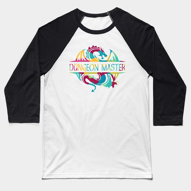 Dungeon Master Baseball T-Shirt by MimicGaming